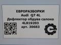 дефлектор обдува салона Audi Q7 4L [рестайлинг] 2013, 3.0 л., TDi, дизель, АКПП, передний привод, 4L0819203, 4L0819203K, 4L0819203K3Q7 - фото №3