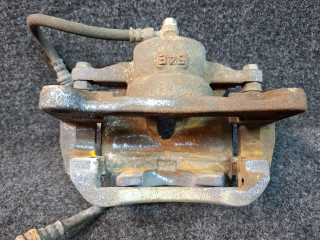 суппорт передний левый Mazda 6 3 поколение [рестайлинг] GJ 2016, 2.5 л., PYY1, бензин, АКПП, серый /42а, седан, передний привод