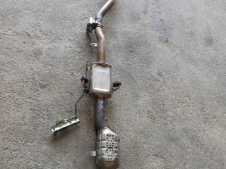 труба приемная глушителя Mazda CX-5 2 поколение KF 2018, 2.5 л., PYY1, бензин, АКПП, серый/46g, внедорожник 5 дв., полный привод