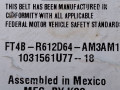 ремень безопасности Ford Edge 2 поколение CD539 [рестайлинг] 2020, 2.0 л., бензин, АКПП, красный, внедорожник 5 дв., полный привод, FT4BR612D64AM3AM1 - фото №6