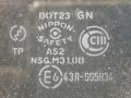 стекло двери задней правой Mazda 323F BJ 2000, 2.0 л., RF3F, дизель, МКПП, хетчбэк 5 дв., передний привод, 43R005834 - фото №4
