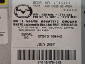 магнитола Mazda CX-7 1 поколение ER 2008, 2.3 л., L3-VDT, бензин, АКПП, голубой/30s, полный привод, EG2366AR0A - фото №5