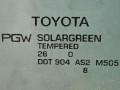 стекло двери передней правой Toyota Sienna 3 поколение 2011, 3.5 л., 2GR-FE, бензин, АКПП, серый, передний привод - фото №4
