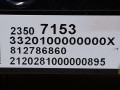 блок управления печки / климат-контроля Chevrolet Traverse 2 поколение [рестайлинг] 2022, 3.6 л., бензин, АКПП, белый, внедорожник 5 дв., полный привод, 23507153 - фото №4