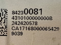 обшивка стойки Chevrolet Equinox 3 поколение 2018, 1.5 л., бензин, АКПП, серый/441b, полный привод, 84230081 - фото №4