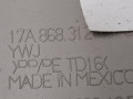 обшивка стойки центральной правой Volkswagen Jetta 7 поколение 2019, 1.4 л., бензин, АКПП, оранжевый, седан, передний привод, 17A868312 - фото №4