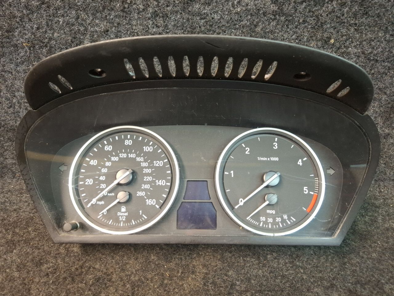 щиток приборов (приборная панель) BMW X5 E70 2008, 3.0 л., дизель, АКПП, серый, внедорожник 5 дв., полный привод, правый руль, A2C53242032, 217046186, 62119143836 - фото №1