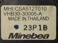моторчик заслонки печки Mitsubishi ASX 1 поколение 2012, 2.0 л., 4B11, бензин, АКПП, черный, внедорожник 5 дв., полный привод, CSA512T010, VHB3030005A - фото №5
