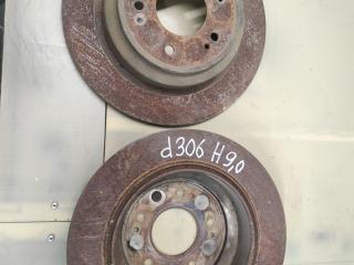 диски тормозные задние Honda Accord 8 поколение CU2 2010, 2.4 л., K24Z3, бензин, АКПП, серый, седан, передний привод, правый руль