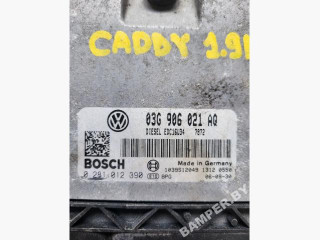 блок управления двигателем Volkswagen Caddy 3 поколение 2006, 1.9 л., дизель, 03G906021AQ