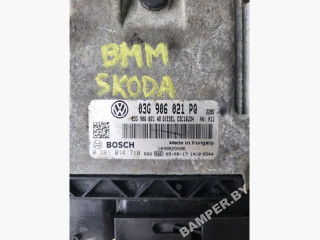 блок управления двигателем Skoda Octavia 1 поколение (A4) [рестайлинг] 2009, 2.0 л., дизель, 03G906021PQ