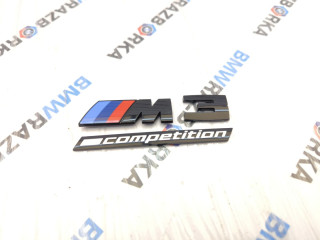 эмблема BMW M3 G80/G81 G80 2023, 3.0 л., S58B30A, бензин, АКПП, c4g, седан, полный привод, правый руль, 8084160, 8084161