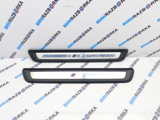 комплект накладок на пороги (внутренние) BMW M3 G80/G81 G80 2023, 3.0 л., S58B30A, бензин, АКПП, c4g, седан, полный привод, правый руль, 8075021