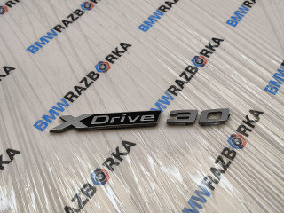 эмблема BMW X1 U11 2023, электро, полный привод