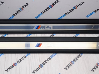 комплект накладок на пороги (внутренние) BMW M4 G82/G83 G82 2023, 3.0 л., S58B30A, бензин, купе, полный привод, 8075024