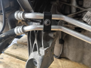 кронштейн двигателя BMW M3 G80/G81 G80 2023, 3.0 л., S58B30A, бензин, АКПП, c4p, седан, задний привод, правый руль, 22118053548, 8053548