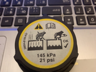 пробка расширительного бачка Land Rover Range Rover Evoque L551 (2018 - 2025), 2.0 л., бензин, 3M5H8100AD, DG938101AA, 1301104, 5193938, 31368311, 30680002, 1224233, 3M5H8100AC, LR000243, LF5015205A, DG9Z8100A, 31370709, J9C1407, RC240, LR000243