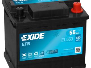 аккумулятор (AKБ) , 50EFB, L1EFB, EFB, EL550