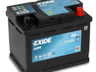аккумулятор (AKБ) , 60AGM, EK600