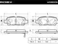 тормозные колодки Nissan, D4060JA00A, D4M609N00B, D4060JA00J, 440608H385, D4060EM11A, D4M609N00A, D40608H385, D4M601BN0A, 44060AL585, 44060CB10J, 44060EG085, 44060AL586, 44060AM485, D40603NK0A, AY060NS041, 44060EG00J, D4060EG50C, D4M60EG50C, 440607E690, 44060EG00K, D40601BN0A, D4M604ND0A, AY060NS052, D40609HU0A, D40604ND0A, D40609DJ0A, D40601JZ0A, D40609HU0B, 410601408R, 5580077K02, 5580077K05, 5580077K00, 5580077K04, 5580077K03, 5580077K01, D40609HM0B, D40604BA0C, D40604BA0B, D40609N00B, AY060NS026, AY060NS053, D40601GZ0C, D40609N00C, D40603JY0A, AY060NS047, D4060CY025, AY060NS045, AY060NS038, D40609HM0C, AY060NS043, D40603DN1A, D40603TA3A, AY060NS051, D40601JA00, AY060NS040, 44060RN14D, D40601MB0A, D40609N00A, 44060AL588, AY060NS907, AY060NS050, 440608H3X5, 5581050Z30, 5581050Z10, 5581050Z01, KBP-6517 - фото №2