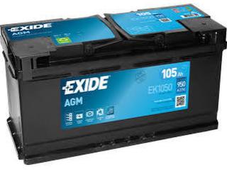 аккумулятор (AKБ) , 105AGM, EK1050
