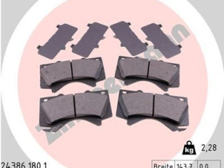 тормозные колодки Lexus LX 3 поколение J200 (2007 - 2012), 5.7 л., бензин, 0446560280, 044650C020, 0446560300, 24386.180.1