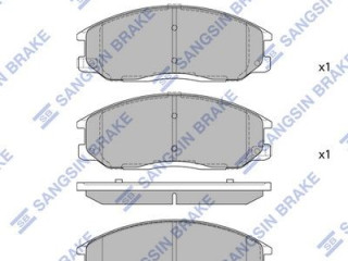 тормозные колодки SsangYong Actyon 1 поколение (2005 - 2012), 581014AA90, 5810126A30, 581013AA20, 581014AA26, 5810126A10, 5810126A20, 5810147A00, 5810139A40, 5810139A20, OK52Y3523Z, 581012AA26, 581014AA20, 4813008260, 48130091A0, 48130090A1, SP1157