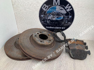 диск тормозной передний BMW X5 E70 2007, 3.0 л., дизель, АКПП, внедорожник 5 дв., полный привод