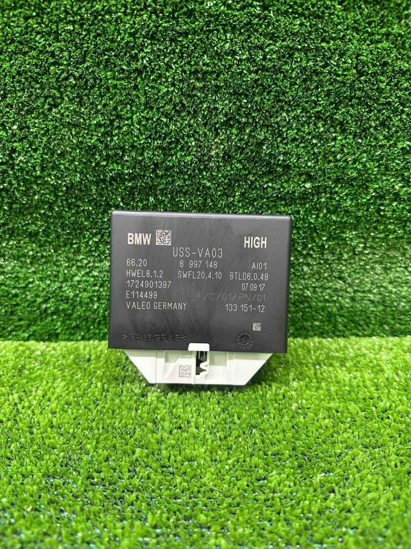 блок управления парктрониками BMW X3 G01 2018, 2.0 л., B48 B20 A, бензин, АКПП, внедорожник 5 дв., 6997148, 66206997148, PA66GF, 1724901397, 151-12, A101, E114499, 070917, USS-VA03 - фото №1