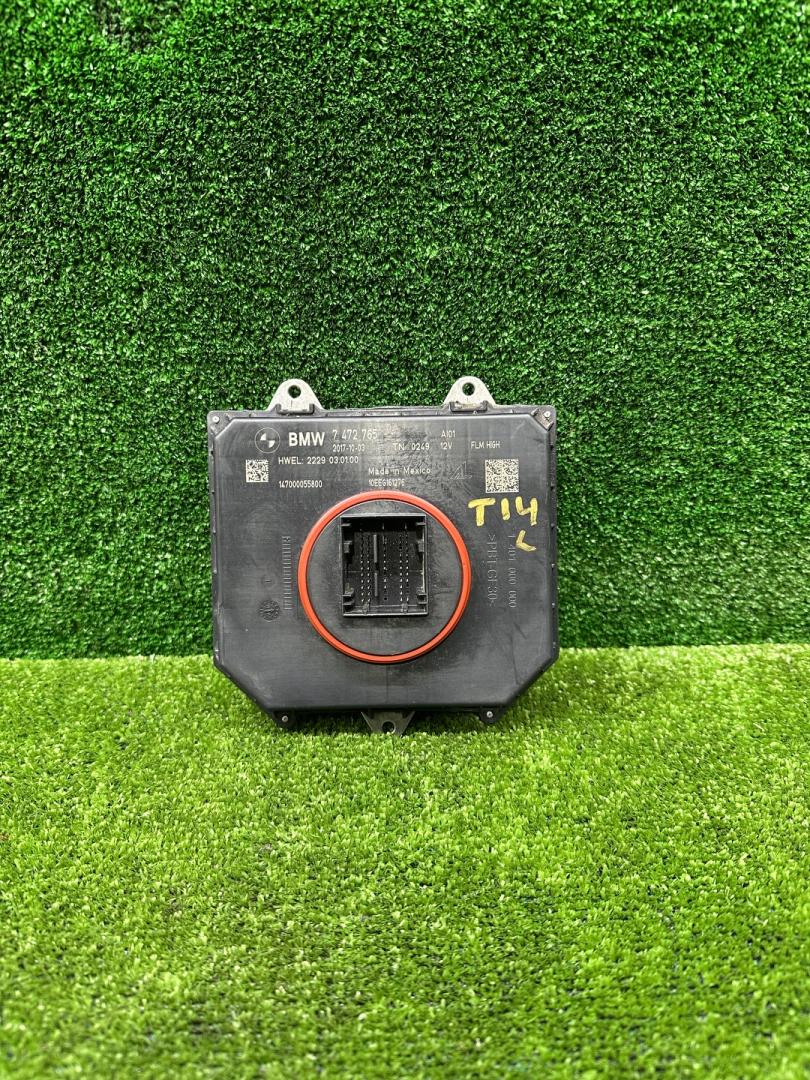 блок управления светом BMW X3 G01 2018, 2.0 л., B48 B20 A, бензин, АКПП, внедорожник 5 дв., AI01, PBT-GF30, 7472765, 7472765, 47000055800, IN024912V, 2017-10-08, 7472, 2017-10-03, WEL222903.0100, TN0249, 10EEG161276, 147000055800 - фото №1