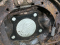 защитный кожух тормозного механизма Toyota Avensis 1 поколение (T220) 2000, 2.0 л., 2C-T, дизель, МКПП, универсал - фото №7