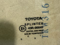 стекло двери задней левой Toyota Carina E 1 поколение 1997, 2.0 л., 3S-FE, бензин, МКПП, универсал - фото №2