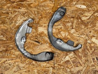 защитный кожух тормозного механизма Porsche Macan 1 поколение 95B 2015, 3.0 л., MCT.MA, бензин, АКПП, внедорожник 5 дв., 95B615311B, 95B615312B