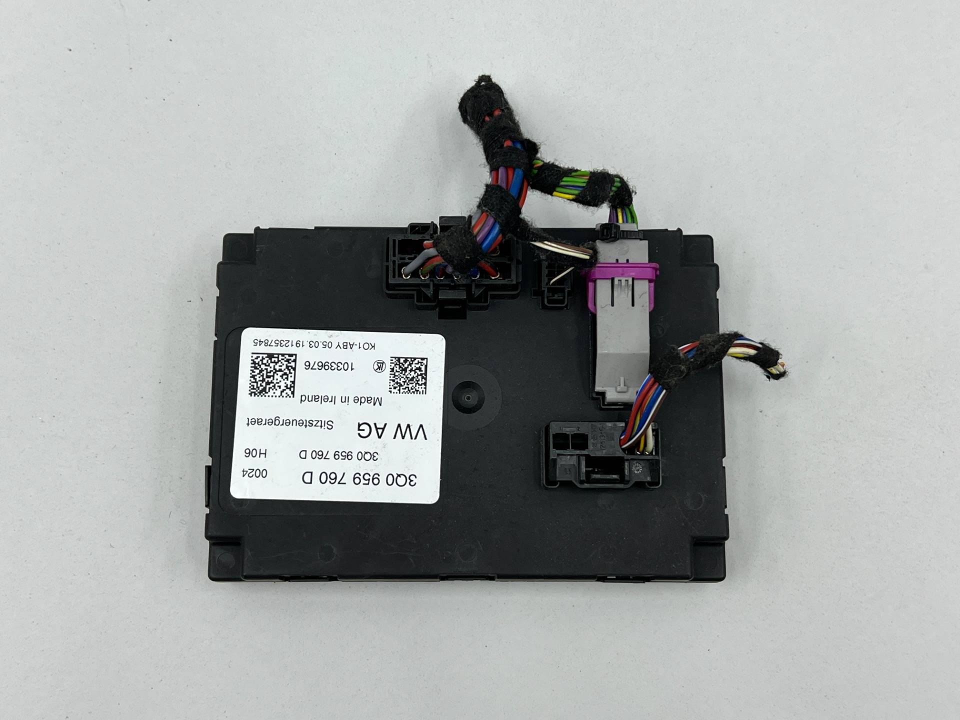 Блок управления сиденьем Volkswagen Arteon 2019 OEM 3Q0959760D