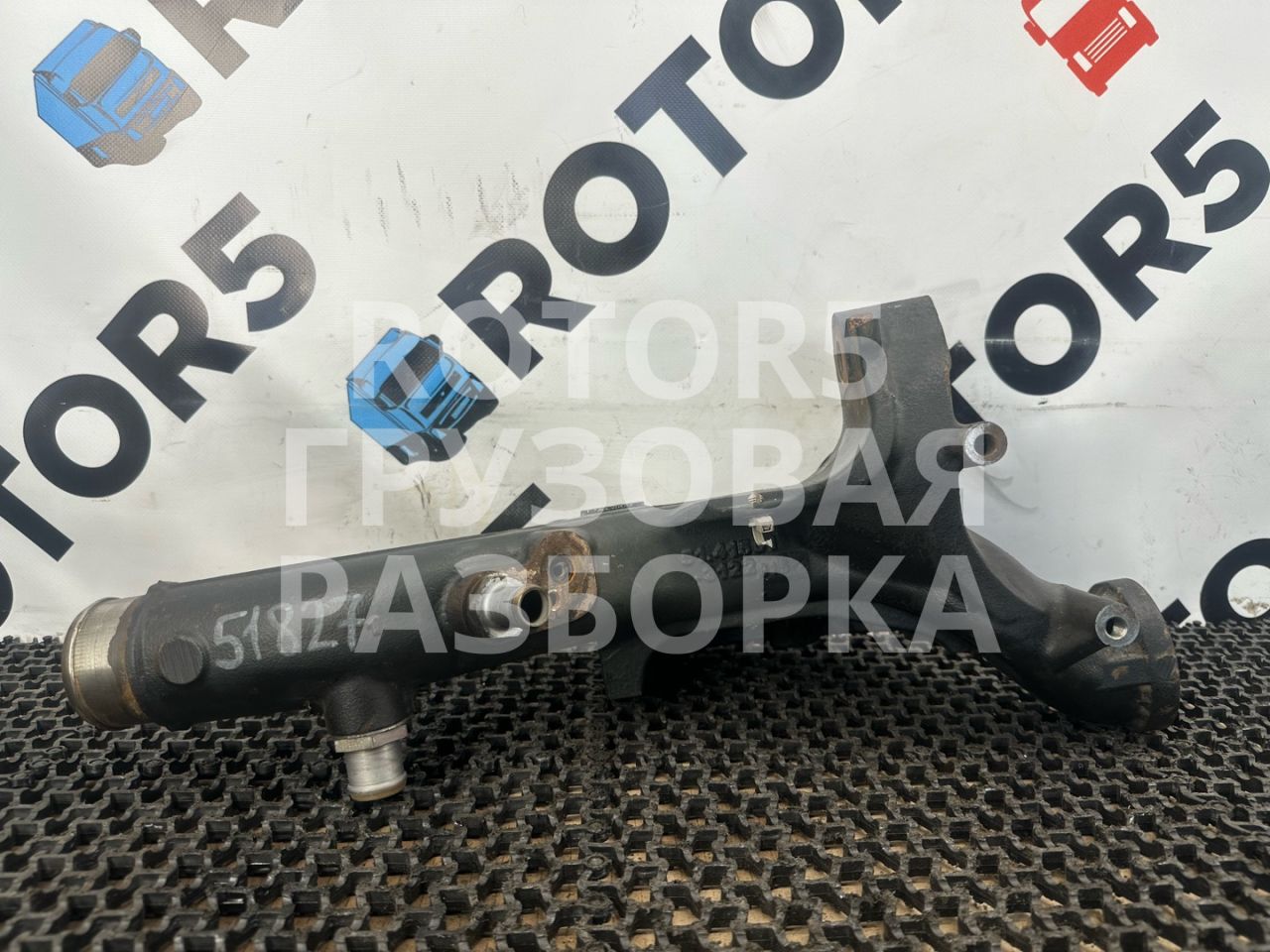 патрубок радиатора MAN TGX 1 поколение 2014, 12.4 л., D 2676 LF 26, дизель, АКПП, 51415013122 - фото №1
