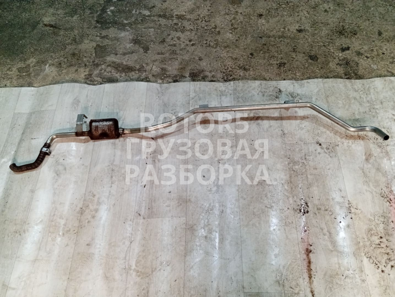 глушитель автономного отопителя Mercedes-Benz Actros 4 поколение (MP4) 1842LS 2011, 12.8 л., OM 471.909, дизель, АКПП, белый, A9608302916, A9608306416, 86450 - фото №1