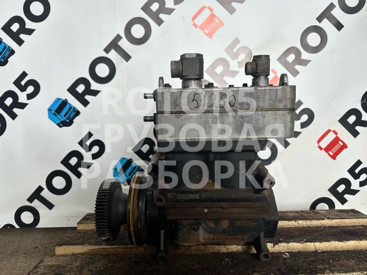 компрессор пневмоподвески DAF XF 105 1 поколение 2007, 12.9 л., MX 340, дизель, 9125180116 - фото №1