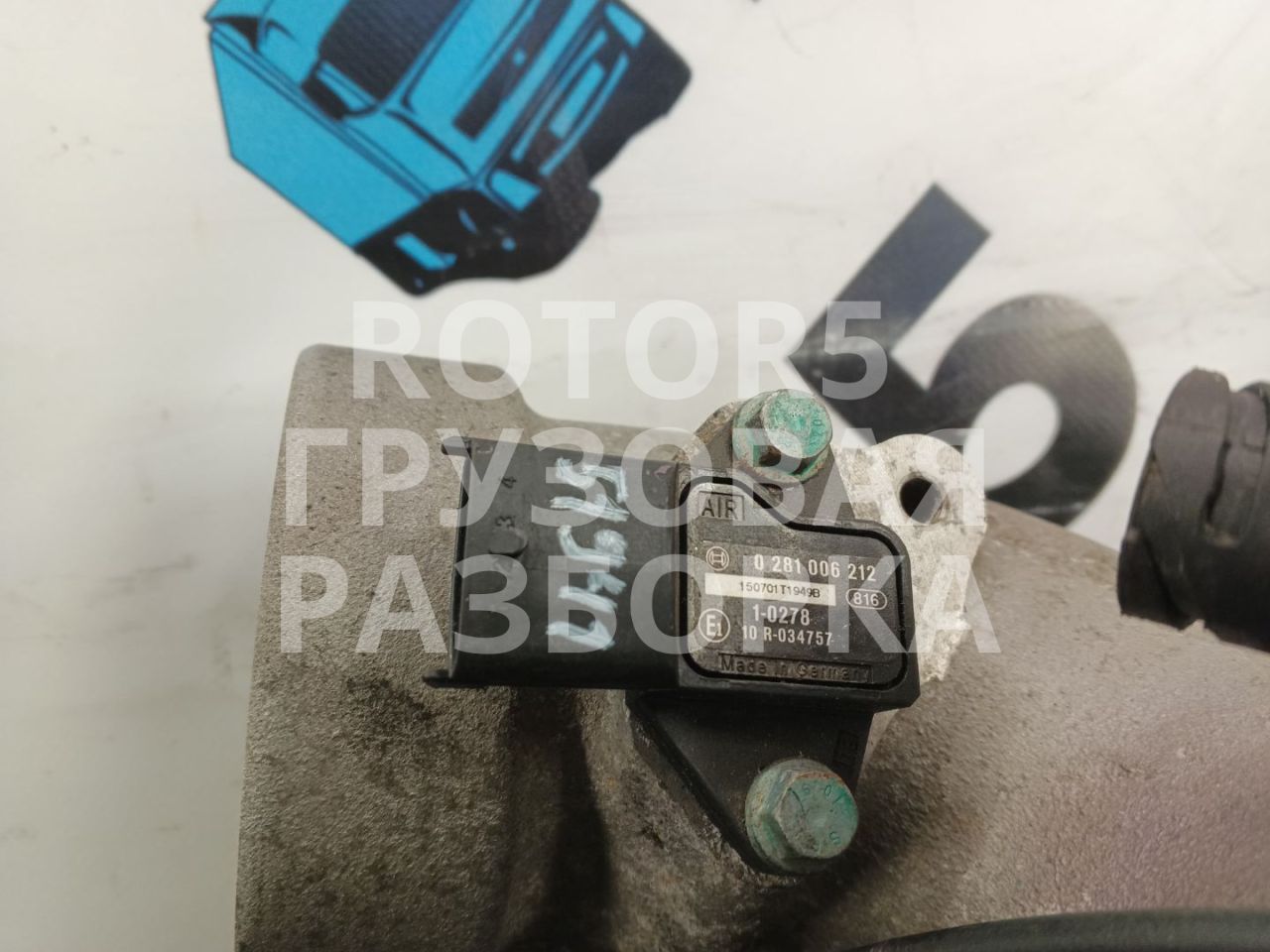 датчик абсолютного давления MAN TGX 1 поколение 2015, 12.4 л., D 2676 LF 52, дизель, 0281006212 - фото №1