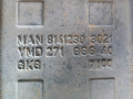 траверса поперечная рамы MAN TGA 1 поколение 2007, 10.5 л., D 2066 LF 01, дизель, 81412303021 - фото №7