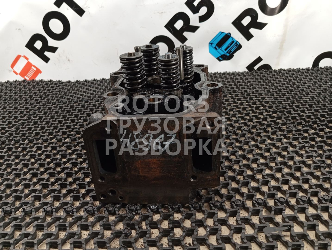 головка блока цилиндров Scania 124 4 поколение 2003, 11.7 л., DC 12.03, дизель, 1448279 - фото №1