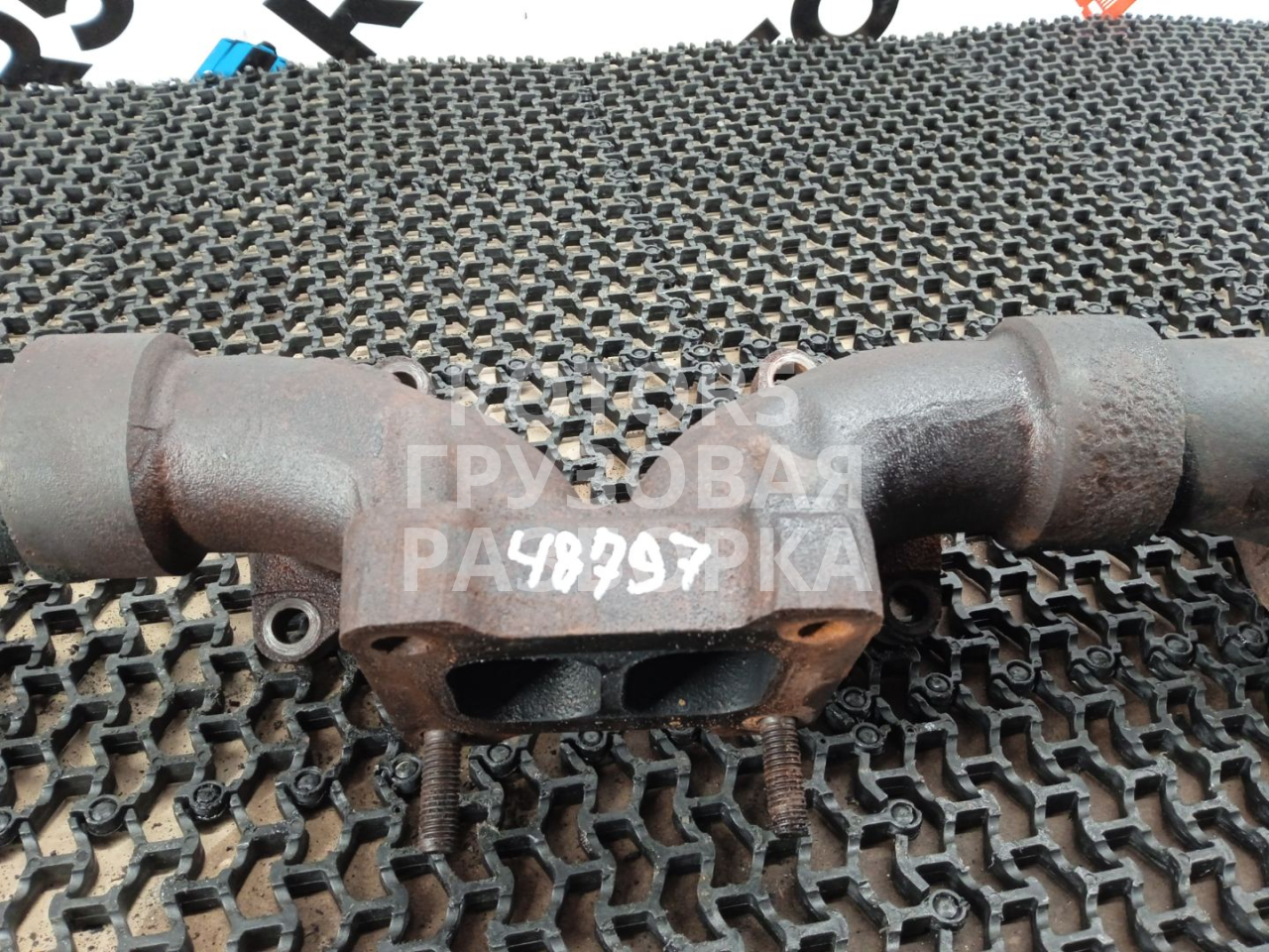 коллектор выпускной Scania 124 4 поколение 2003, 11.7 л., DC 12.03, дизель, 1470305 - фото №1