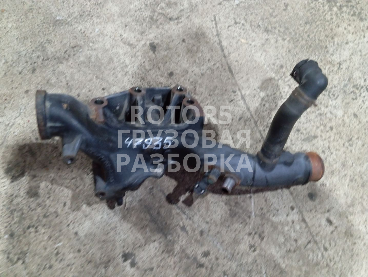 патрубок радиатора MAN TGX 1 поколение 2014, 12.4 л., D 2676 LF 26, дизель, АКПП, красный, 51415013136 - фото №1