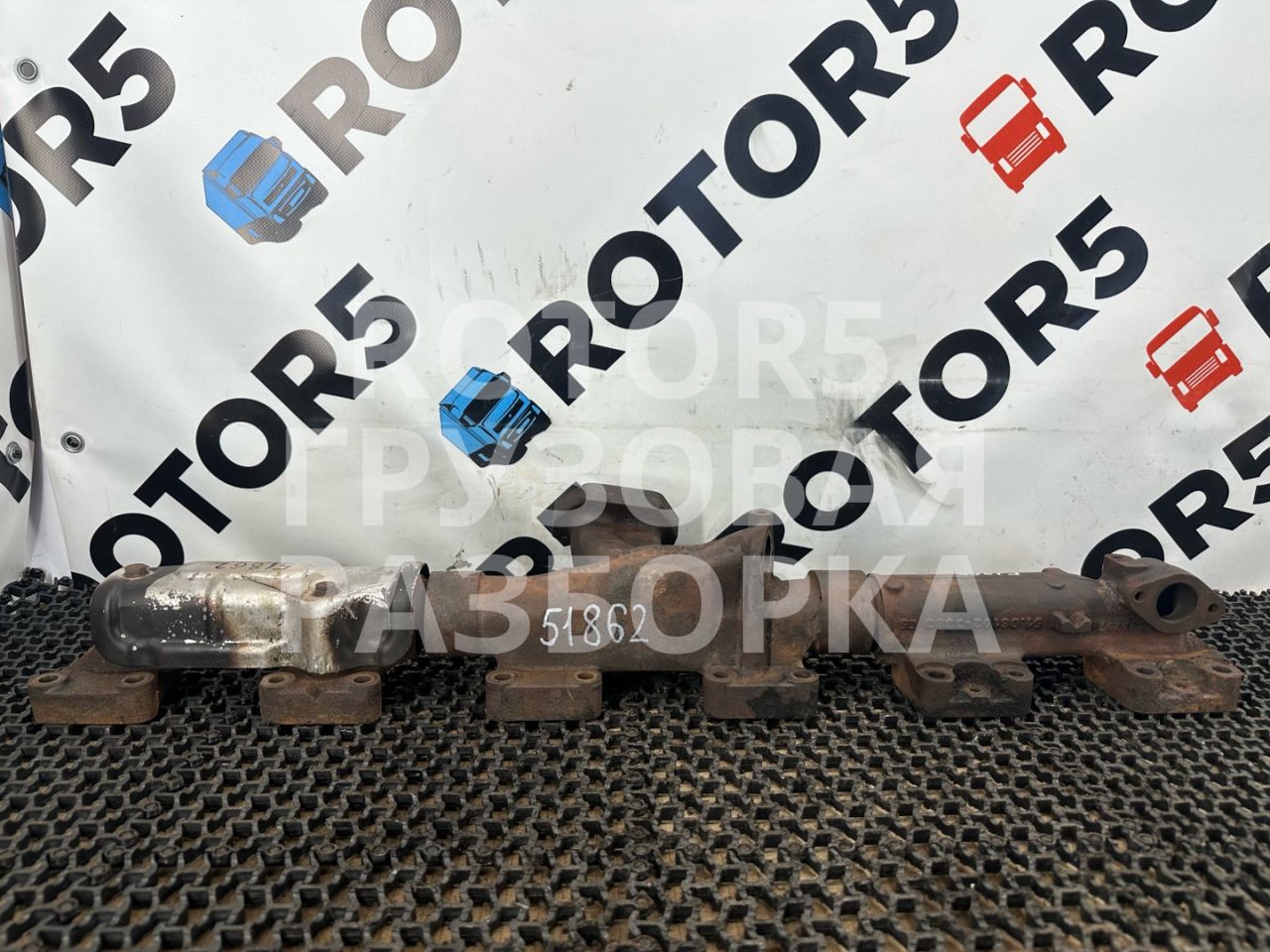 коллектор выпускной MAN TGX 1 поколение 2015, 12.4 л., D 2676 LF 52, дизель, 51081023383, 51081200401, 51031023379 - фото №1