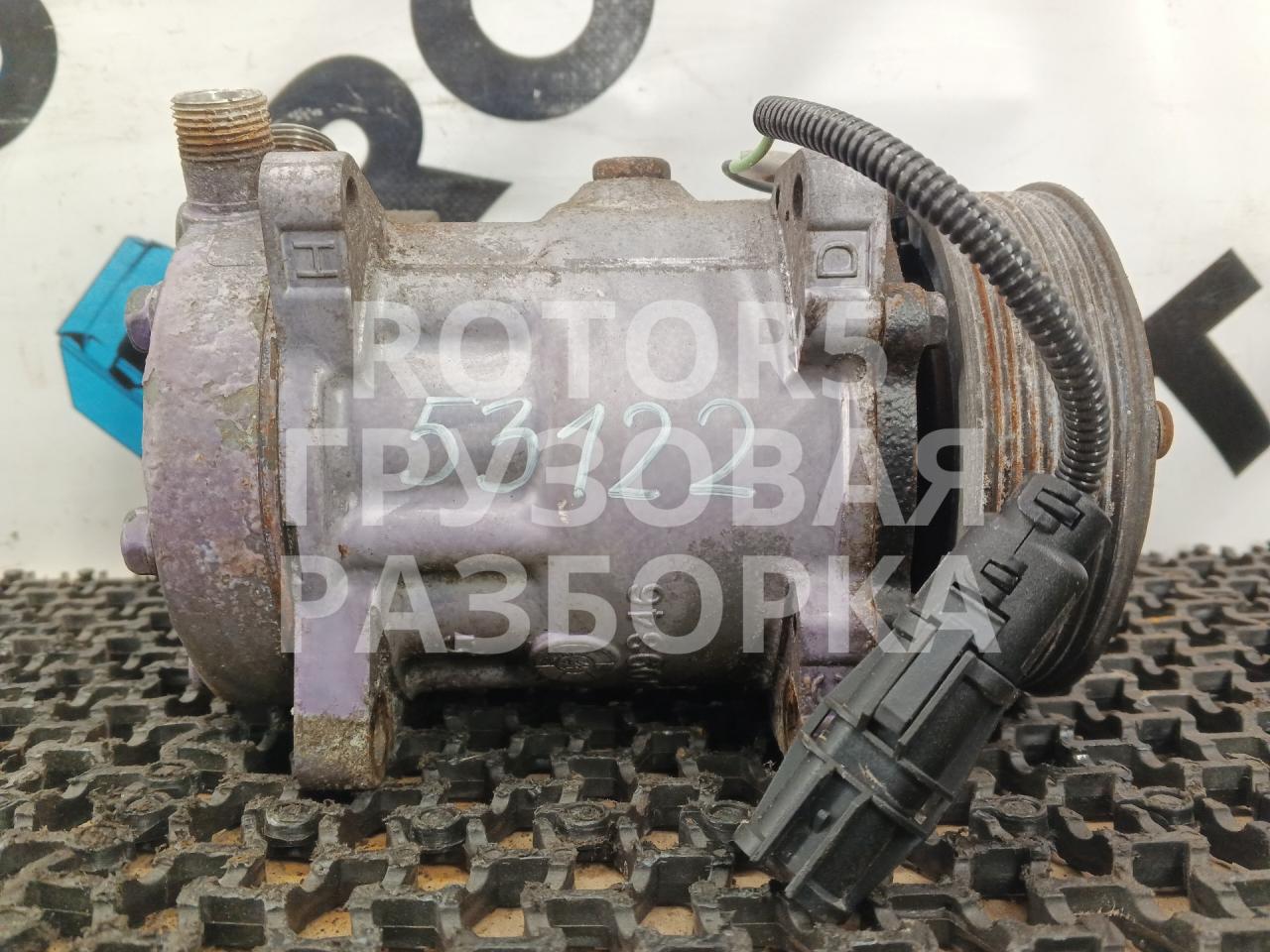 компрессор кондиционера MAN TGX 1 поколение 2015, 12.4 л., D 2676 LF 46, дизель, правый руль, 51779707028, 6008, SD7H15 - фото №1