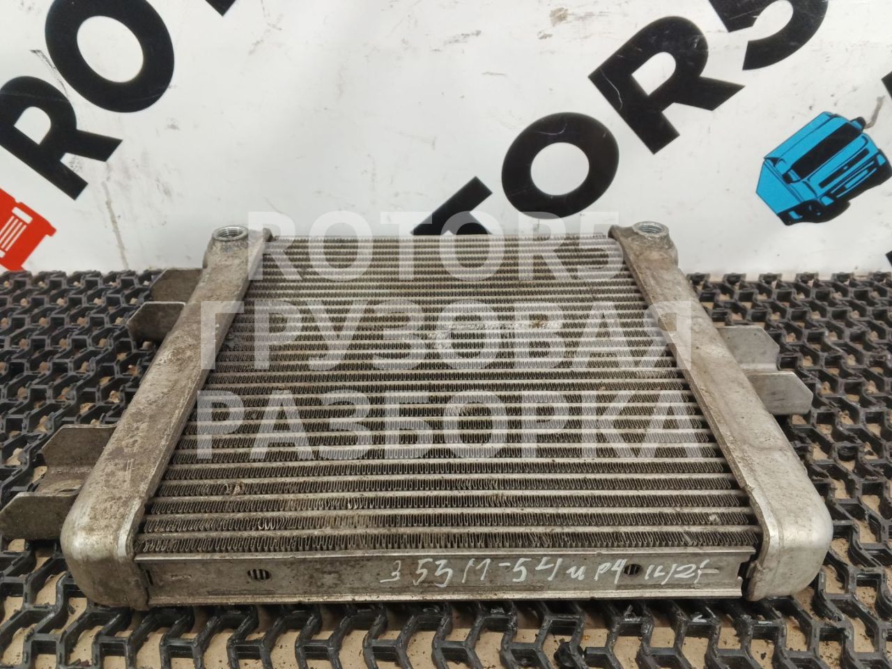 радиатор мкпп Mercedes-Benz Actros 4 поколение (MP4) 1842LS 2011, 12.8 л., OM 471.909, дизель, АКПП, белый, A9605013801 - фото №1