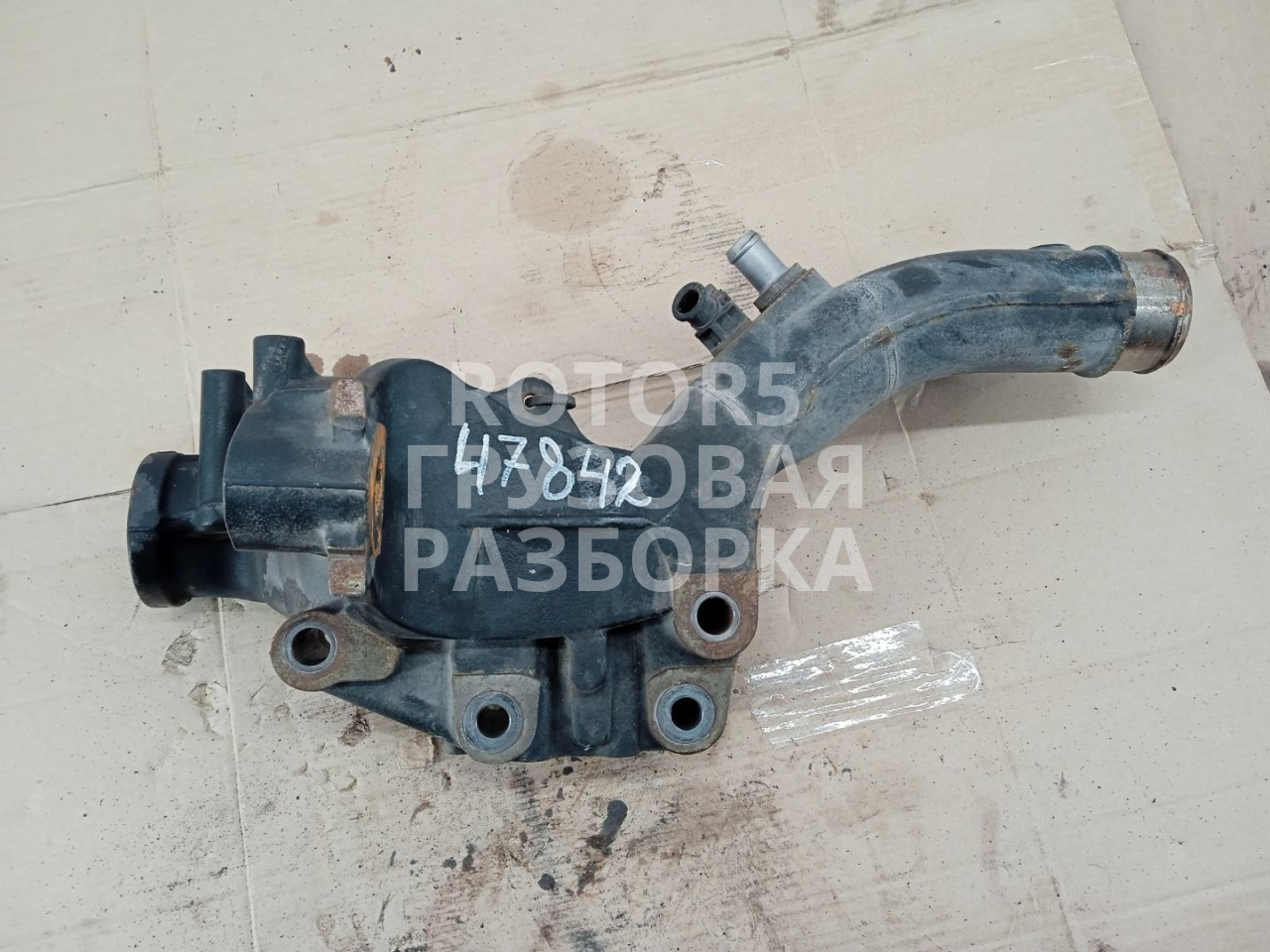патрубок радиатора MAN TGX 1 поколение 2018, 12.4 л., D 2676 LF 51, дизель, 51415013136 - фото №1