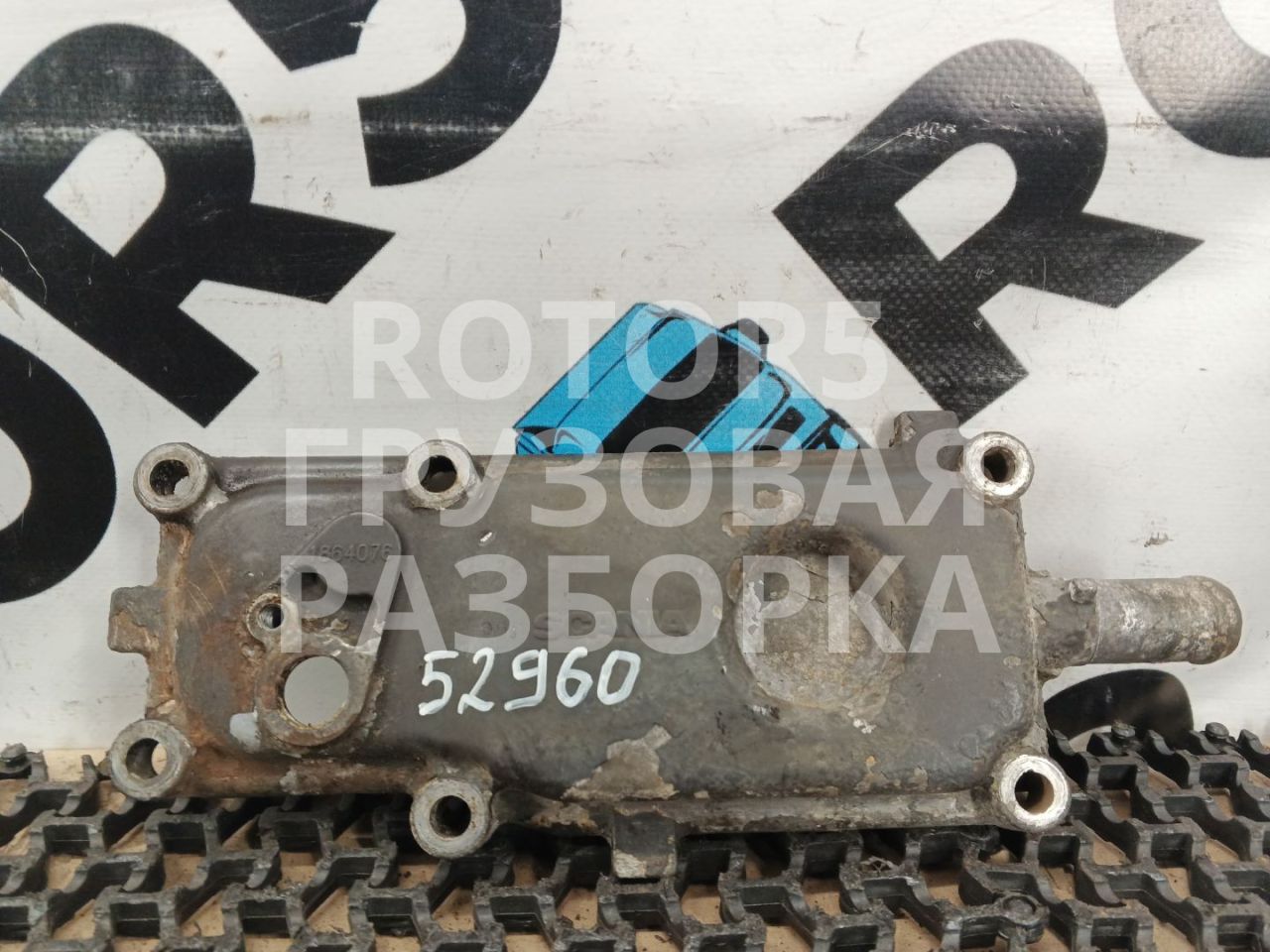 фланец (тройник) системы охлаждения Scania R 5 поколение 2011, 11.7 л., DC 12.15, дизель, 1864076 - фото №1