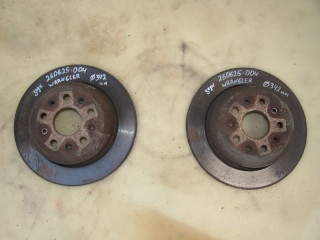 диски тормозные задние Jeep Wrangler 4 поколение 2021, 2.0 л., бензин