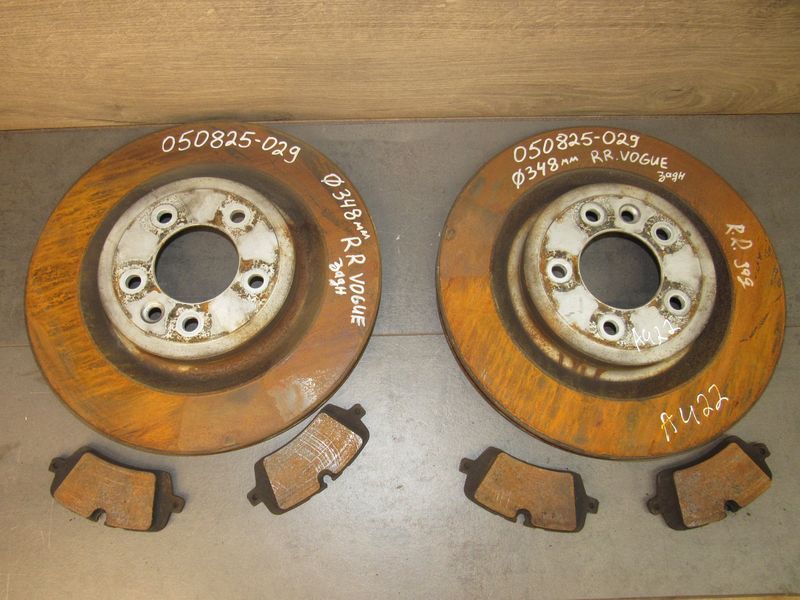 диски тормозные задние Land Rover Range Rover 4 поколение 2016, 3.0 л., дизель - фото №1