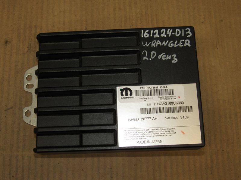 усилитель музыкальный Jeep Wrangler 4 поколение 2019, 2.0 л., бензин, 68471120AA - фото №1